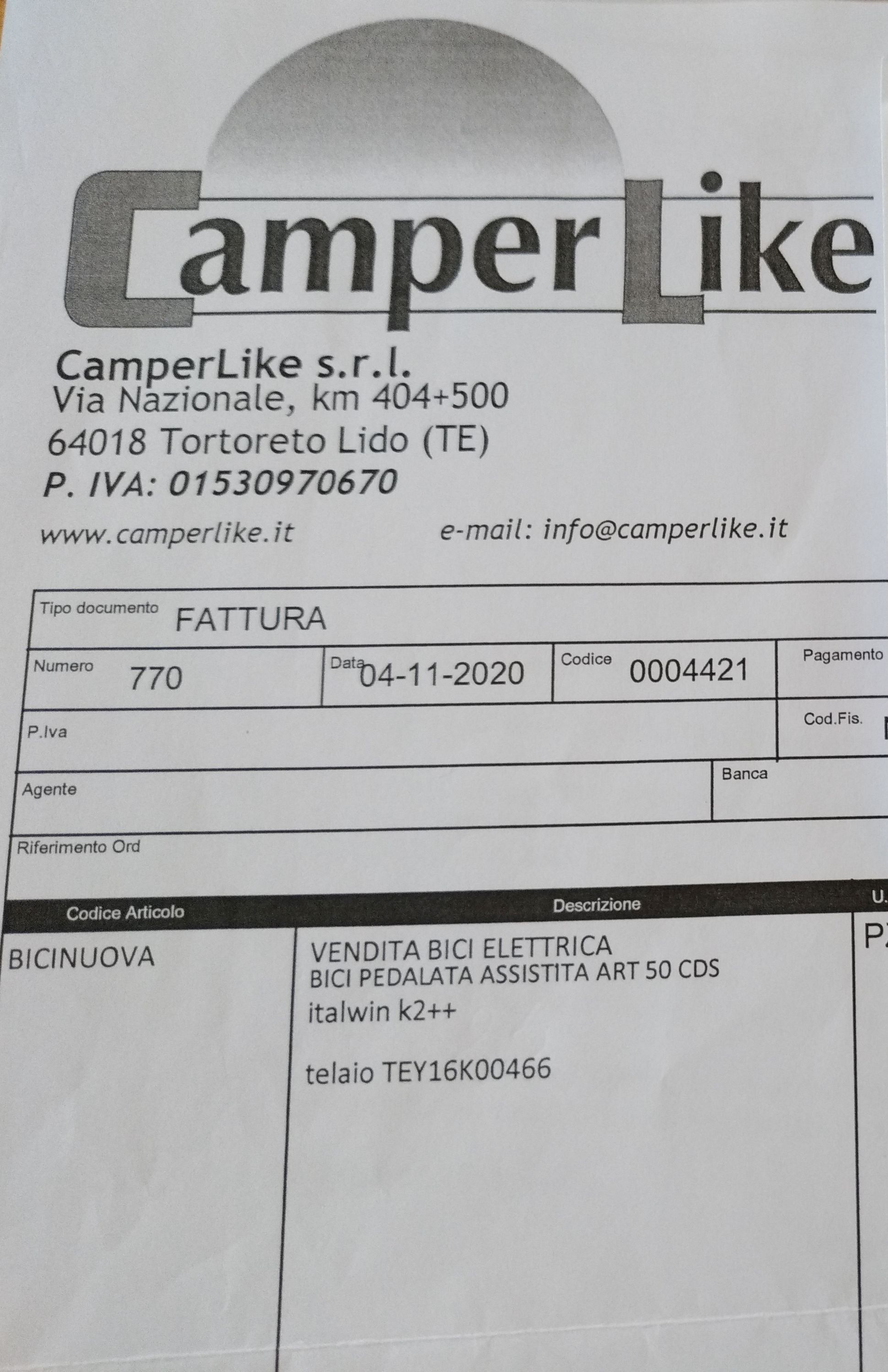 Italwin K2++ e-bike pieghevole - PROMO -